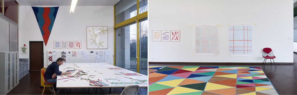 Karim Noureldin’s practice begins with drawing, a medium he describes as a way to think, plan, imagine and picture at the same time. Photo by Ariel Huber, courtesy of the artist and von Bartha.