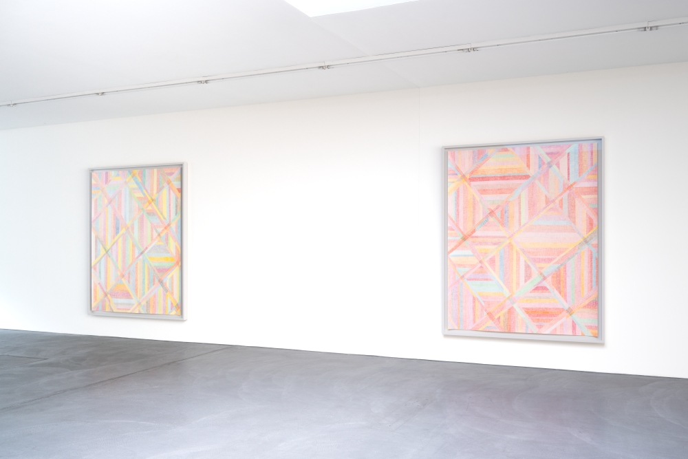 Noureldin’s works speak to each other through line, surface and scale. Photo by Finn Curry, courtesy of the artist and von Bartha.