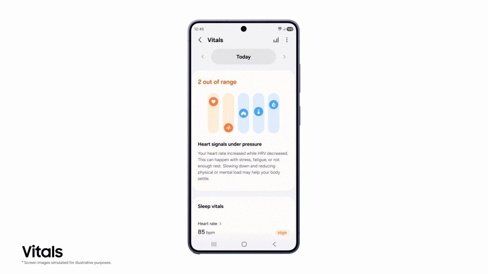Samsung health vitals