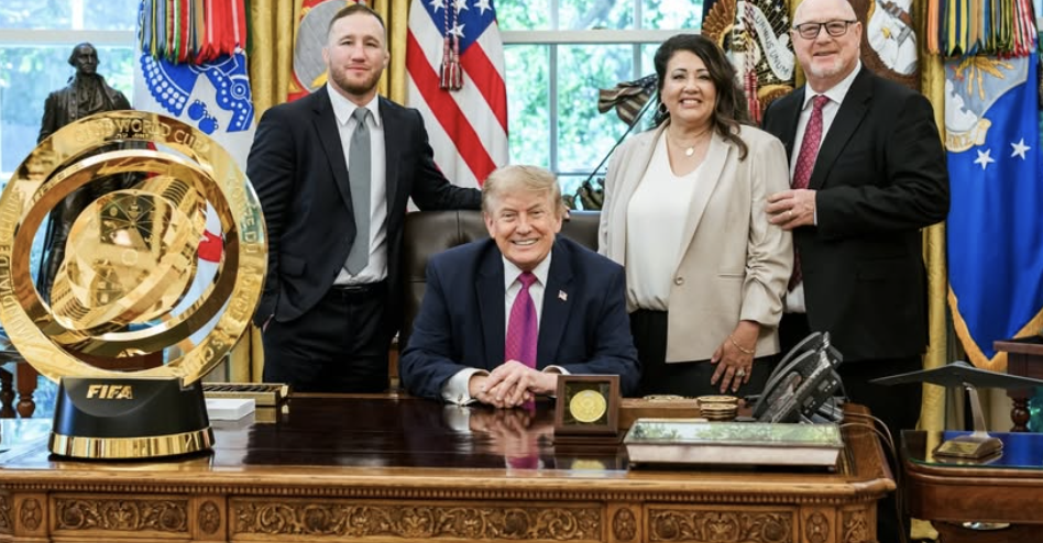 Justin Gaethje returns to the White House, the rest of the MMA community celebrates the Fourth of July