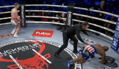 Austin Trout does ‘Rocky’ themed walkout as Apollo Creed, gets violently knocked out at BKFC event