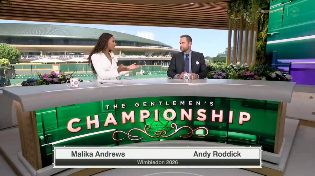 Andy Roddick's Wimbledon TV debut shows networks need to embrace the solo act