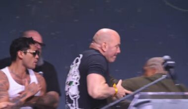 Video! Dana White Breaks Up Fight Between Ryan Garcia, Conor Benn