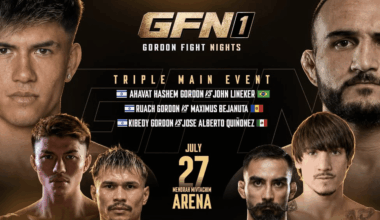 Lineker vs. Gordon: GFN 1 Fight Card, Start Time & Stream