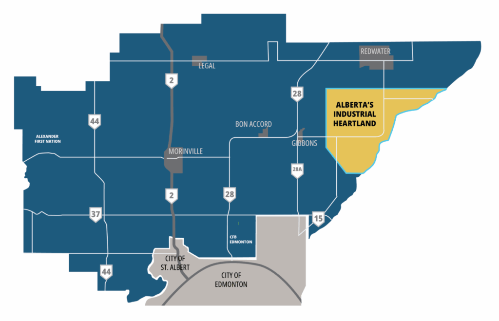 Sturgeon County Data Centre Map | BetaKit Sturgeon County Data Centre Map