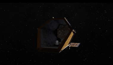 Visualization of the Habitable World's Observatory (HWO). Credit: NASA SVS/Jonathan North