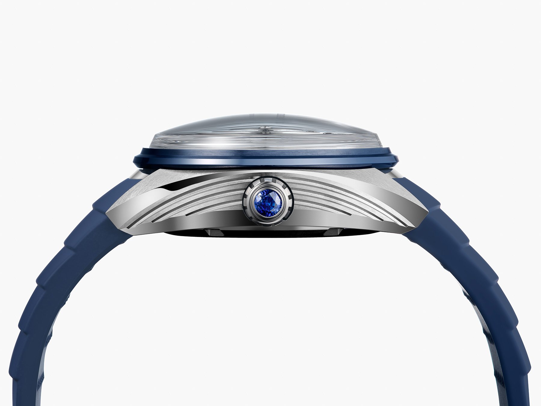 Seiko Star Time profile, crown sie