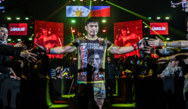 Eduard Folayang enters the Circle against Shinya Aoki at ONE 172