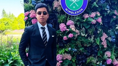 Vaibhav Sooryvanshi was present to watch the Wimbledon final. (Rajasthan Royals X)