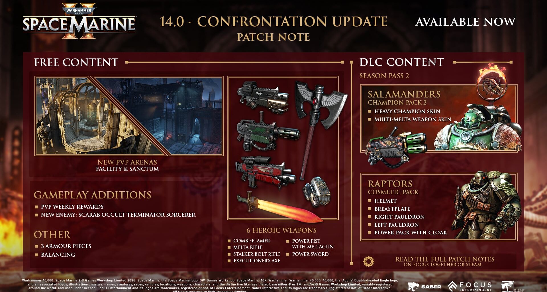 Space Marine 2 Confrontation Update