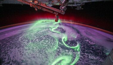 Astronaut Captures Dazzling Aurora Dancing Above Earth