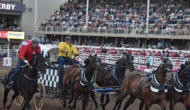 Jason Glass finishes second in Calgary Stampede Rangeland Derby final - OkotoksOnline.com