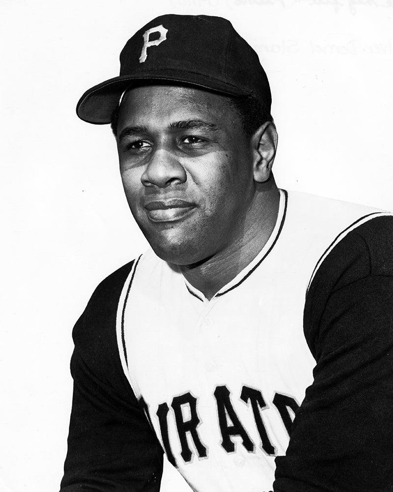 Head and shoulders portrait of Willie Stargell in Pirates uniform