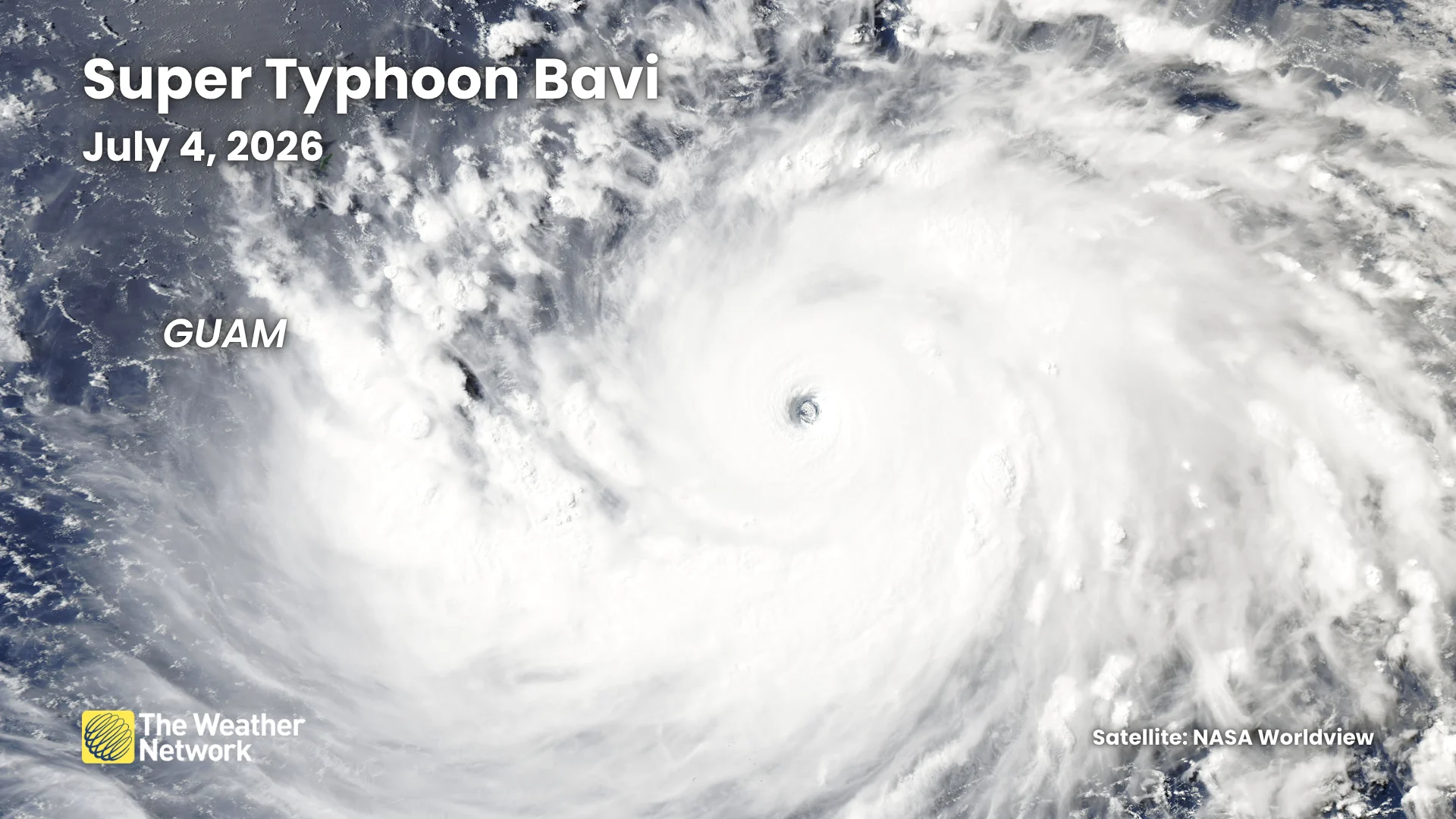 Super Typhoon Bavi Satellite July42026