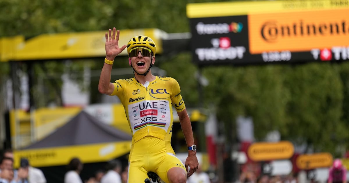 Tadej Pogacar wins a record-equaling fifth Tour de France title