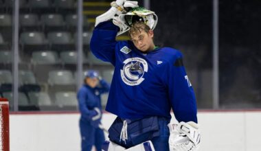 ‘I lost my game a bit’: Canucks goalie prospect Aleksei Medvedev reflects on difficult season