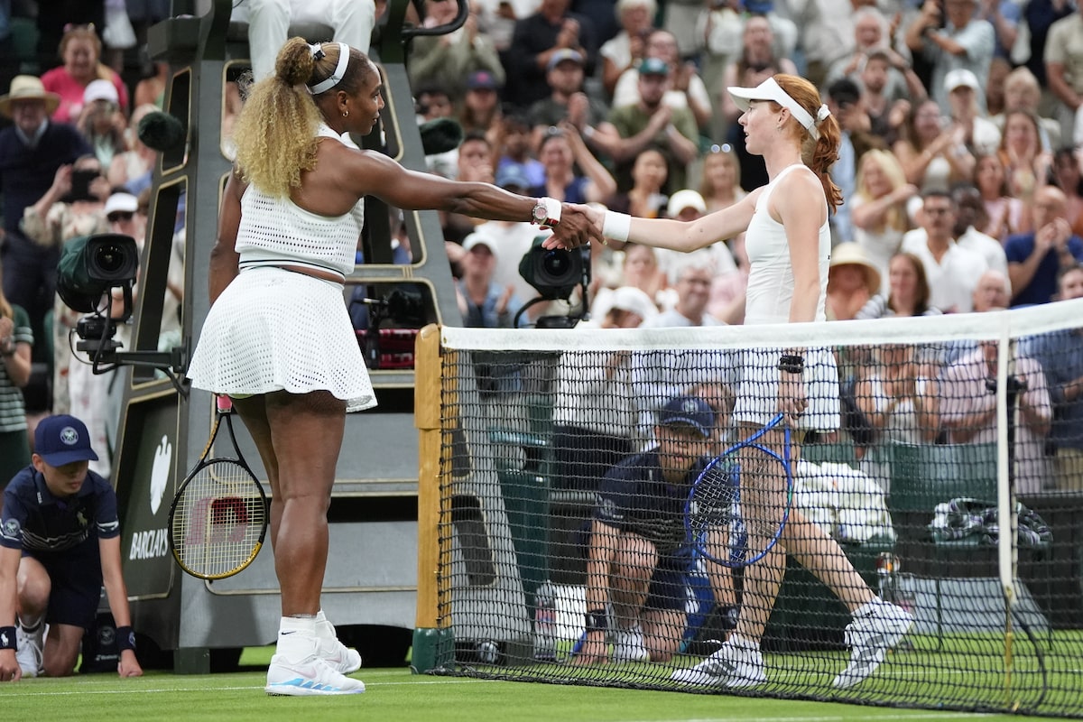 Serena Williams’s singles comeback derailed by Maya Joint at Wimbledon