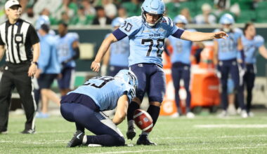 Toronto Argonauts rule out Lirim Hajrullahu in B.C. for non-injury-related reason