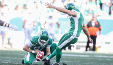 Saskatchewan Roughriders' Corey Mace has 'utmost confidence' in rookie CFL kicker Alex Hale