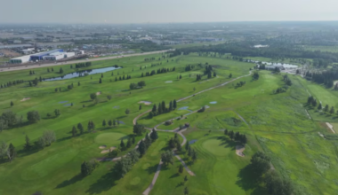 Edmonton golf course builds access road after flooding creek forces closure of its only other one - CTV News