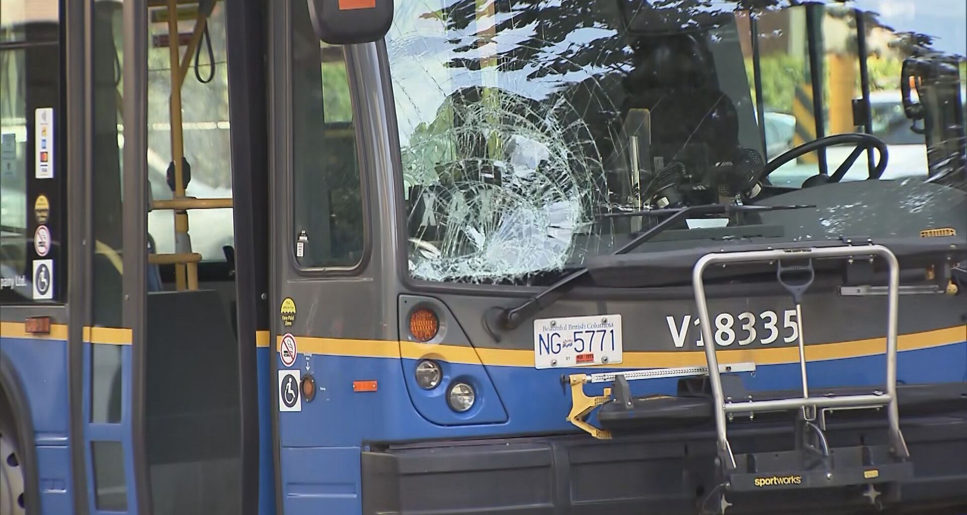 Police presence on Cambie Street has street blocked northbound