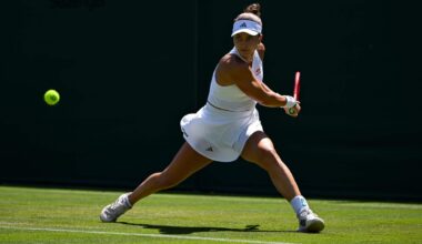 Iva Jović, the rising American tennis star with World Cup soccer fever at Wimbledon