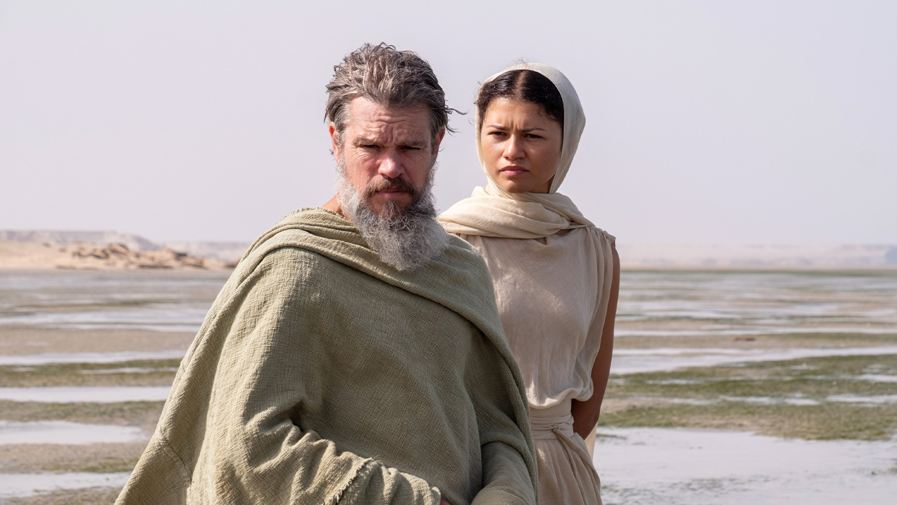 Matt Damon and Zendaya in 'The Odyssey.'