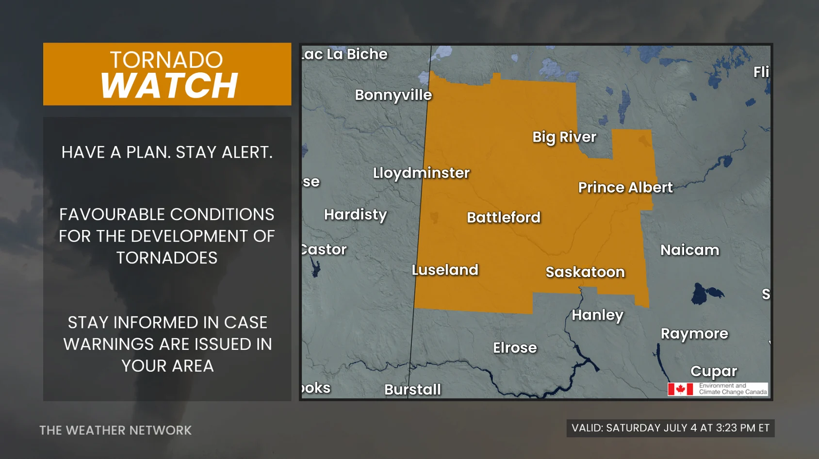 Tornado Watch July 4 2026