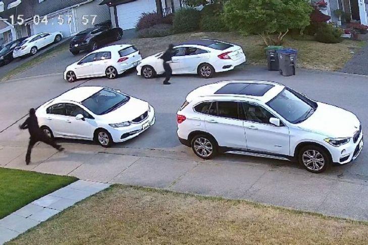 Surrey Police seek help identifying suspects in car vandalism spree