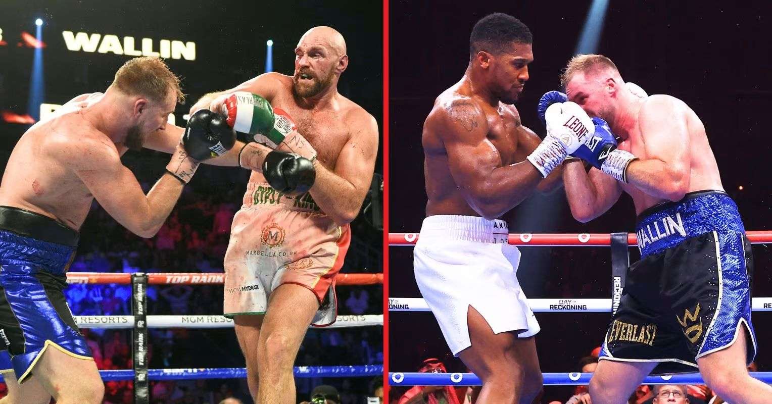 Otto Wallin explains his Tyson Fury vs Anthony Joshua pick after facing both: “He’s fast and powerful”
