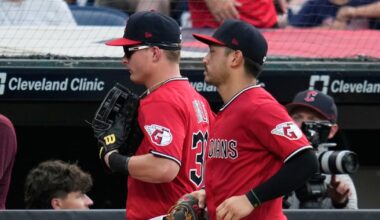 Cleveland Guardians' Cooper Ingle loses track of outs, tosses ball in stands