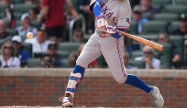 Brandon Nimmo delivers go-ahead two-run single as Texas Rangers edge Atlanta Braves