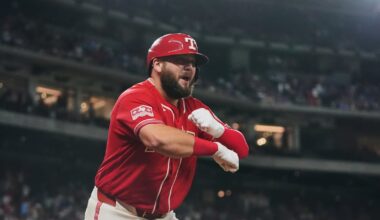 Wyatt Langford, Jake Burger homer in four-run eighth as Texas Rangers beat Houston Astros