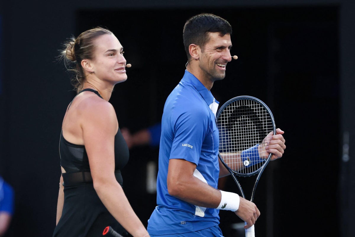 U.S. Open mixed doubles: Novak Djokovic and Aryna Sabalenka enter but no Alcaraz or Sinner yet