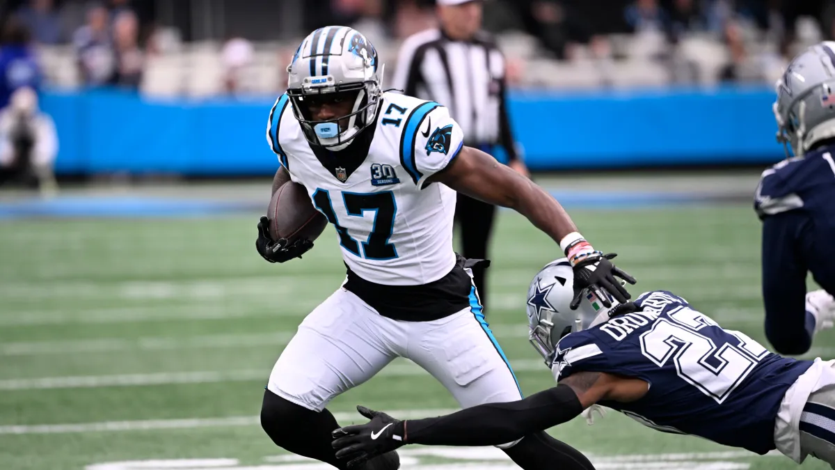 Panthers' Xavier Legette creating NFL training camp consistency image