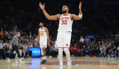 Karl-Anthony Towns finds it weird that Mitchell Robinson will be playing for the Celtics image