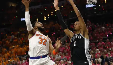 Karl-Anthony Towns reveals why he said Victor Wembanyama can't guard him in the NBA Finals image