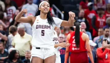 Slow-motion replay of Angel Reese's controversial foul has WNBA fans saying the same thing image