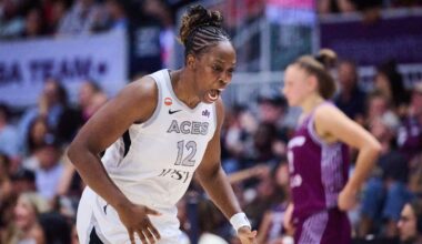 Wilson, Young combine for 50 points as Aces defeat Tempo