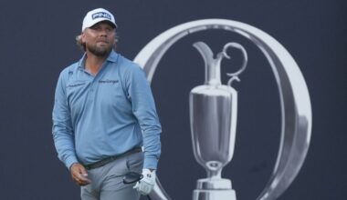 Smoker Dan Brown lights up Open Championship with strong first round