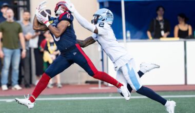 Alouettes star Tyson Philpot set to face twin brother Jalen and Stampeders