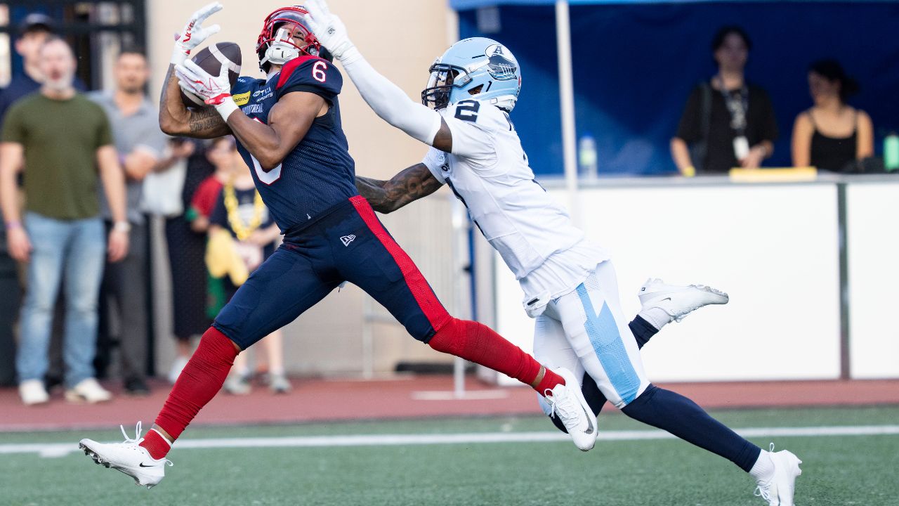 Alouettes star Tyson Philpot set to face twin brother Jalen and Stampeders