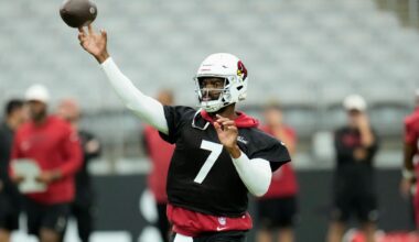 Cardinals QB Jacoby Brissett practices amid contract uncertainty