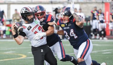 East Division-leading Montreal Alouettes face off against desperate Ottawa Redblacks tonight on TSN
