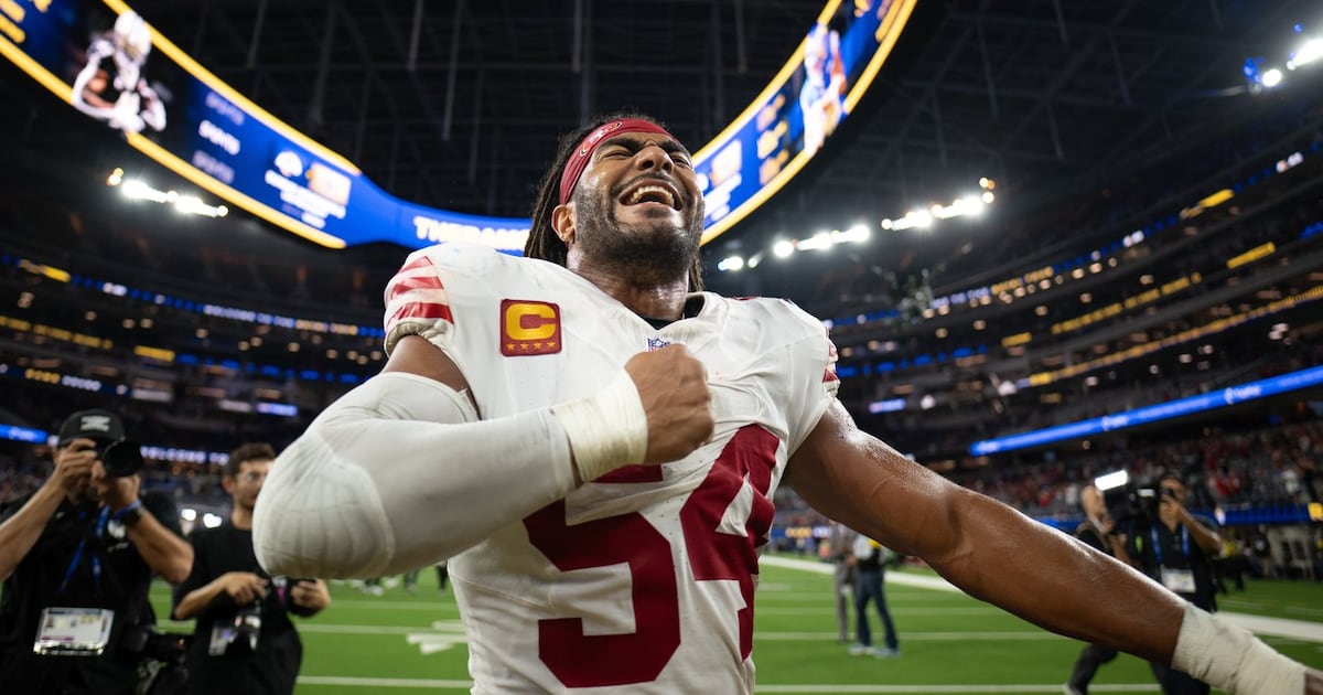 Fred Warner of San Francisco 49ers is voted as the top off-ball linebacker in the NFL by an AP panel