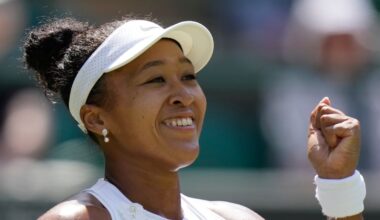 Naomi Osaka gets win at Wimbledon after she gives young daughter a 'timeout' on her birthday