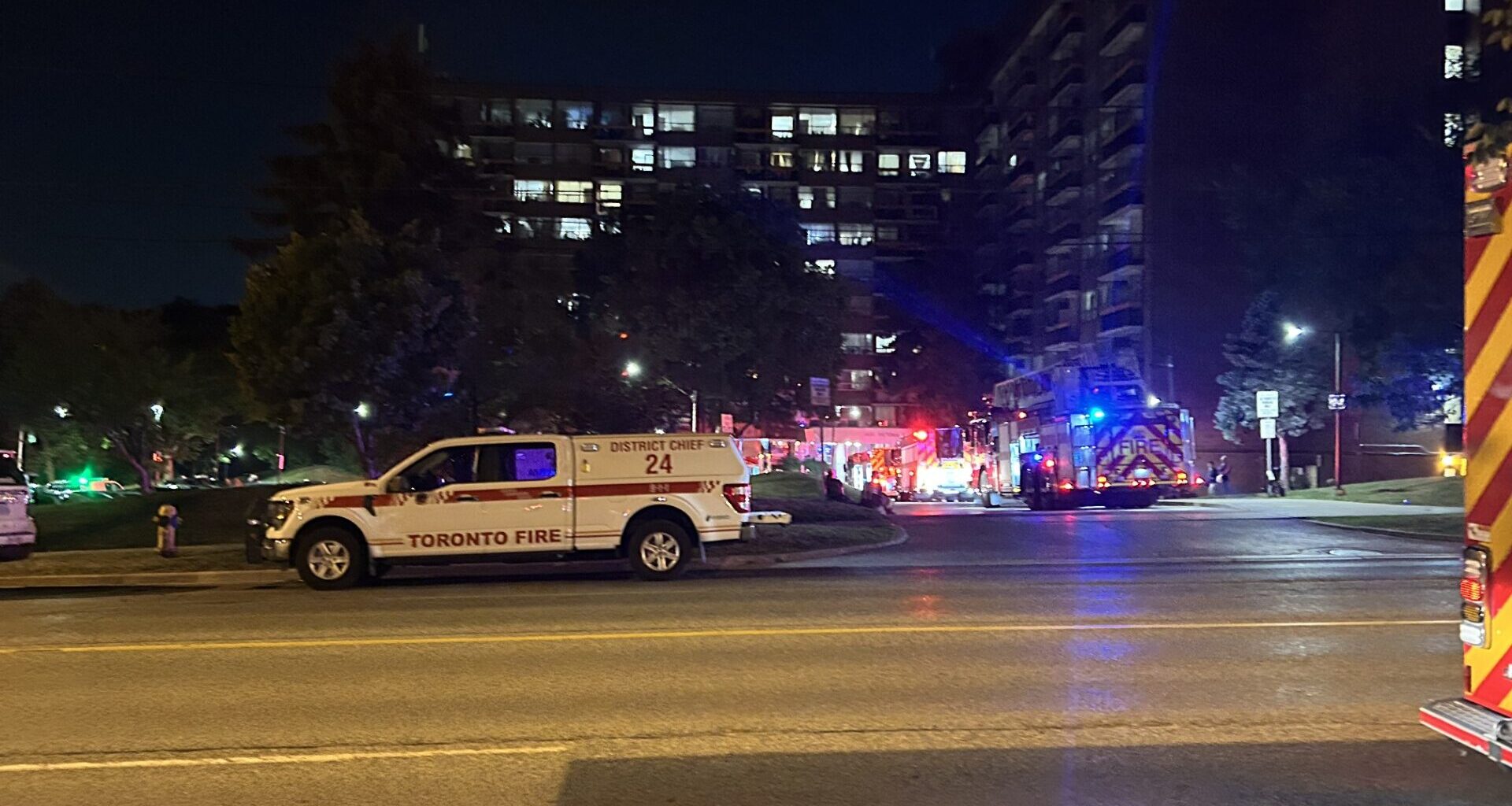 2 women hospitalized in 2‑alarm North York apartment fire