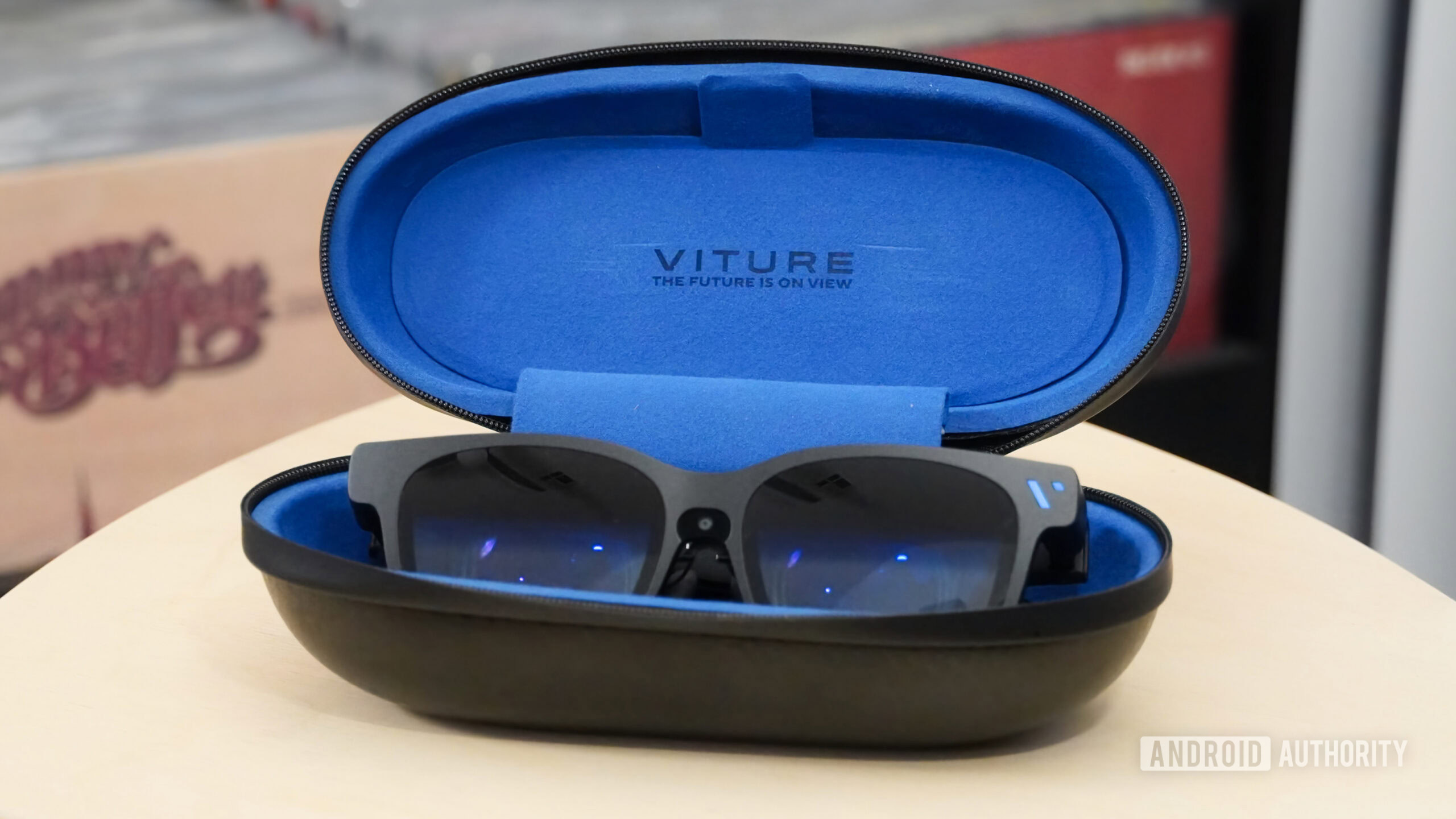 Viture Beast 8 The VITURE Beast in their included case.