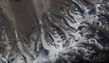 Glaciers spotted flowing across the Himalayas from space photo of the day for July 15, 2026