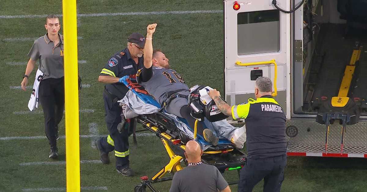 Hamilton Tiger-Cats awaiting word on extent of quarterback Bo Levi Mitchell's lower-body injury